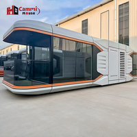 Cammi Grande Villa Préfabriquée Contemporaine en Acier, Conteneur Capsule, Hôtel, Appartement, Bureau, Maison Étanche à Vendre