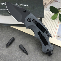 Couteau de poche multifonctionnel compact Ker shaw SHUFFLE DIY 8720, lame en acier 8Cr13MoV de 2,4 pouces, couteau pliant pour le camping en plein air