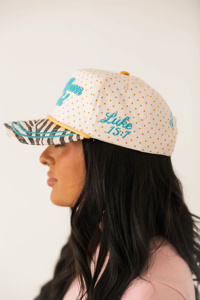 Casquette Snapback Brodé(e) Personnalisé(e) Unisexe en Coton à 5 Panneaux avec Fermeture Arrière Réglable, Chapeau Décontracté Printemps-Été avec Symboles Colorés - Product Image 3