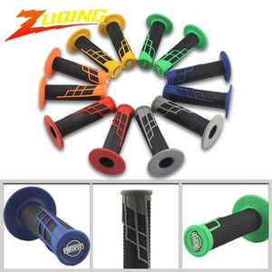 Zuqing Motorcycle Handlebar Grips Universal For Off Road Bikes Multi Color Non Slip Rubber With Locking End Cap - Product Image 1
