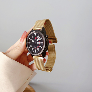 20Mm 22Mm New Từ Gấp Khóa Clasp Lưới Kim Loại Thép Không Gỉ Thông Minh Milanese Vòng Ban Nhạc Đồng Hồ - Product Image 3