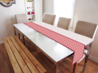 Chemin de table en tissu imperméable, écologique, lavable, durable, réutilisable, personnalisable, imprimé, 100% coton, Mayuri Creations