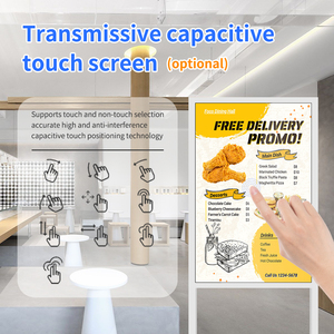 High Brightness Floor Standing 43 Inch Indoor Advertising Media Player LCD Interactive Touch <b>Screens</b> Digital Signage Kiosk - Product Image 5