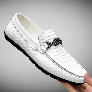 <strong>Leather</strong> Men <strong>Shoes</strong> Slip on Moccasins Mens Breathable <strong>Black</strong> Brown Casual <strong>Shoes</strong> Luxury Brand Loafers Driving <strong>Shoes</strong> Zapatos Hombre - Product Image 5