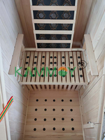 Sauna sec Portable à infrarouge lointain, 1 personne, personnalisé, pour l'extérieur, maison, serrure en bois, cabine de vapeur