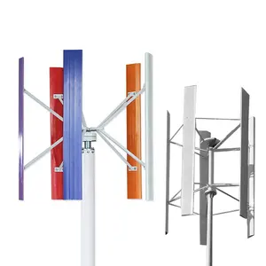 Turbina eólica de eje vertical para uso en el hogar, aerogenerador de 10kW sin conexión a la red, tipo H