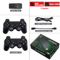 Console populaire 64 Go Consoles de jeux vidéo sans fil 4K HD M8 Game Stick Lite avec manette intégrée 20000 + jeux
