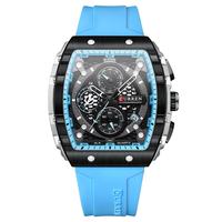 Montre à quartz rétro de luxe Curren 8442, style simple, sportif et professionnel, bracelet en silicone, diverses montres de charme attrayantes pour hommes