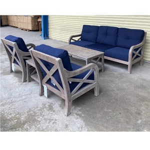 Material de relleno de espuma, juego de sofá minimalista de madera maciza para sala de estar en forma de L y uso de patas de madera para asientos, decoración del hogar - Product Image 6