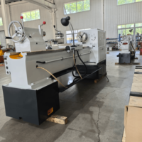 Tour horizontal conventionnel CNC Yade C6150 léger à 4 postes d'outils, cône de broche 6 #   Garantie d'un an