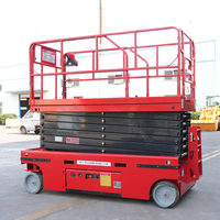 Chariot élévateur mobile CE Liondi EFM-6000/EFM-8000 6m/8m/10m à profil bas, capacité 2200kg, table élévatrice à ciseaux électrique pour lignes d'emballage