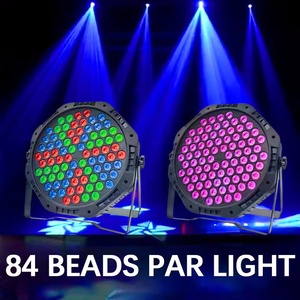 Môi trường xung quanh dẫn đèn sân khấu 84 hạt DMX512 điều khiển âm thanh cho đám cưới biểu diễn ban nhạc Bar Bouncer thiết bị chiếu sáng đèn sân khấu - Product Image 2