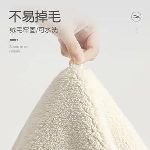 พรมขนสัตว์เทียมสไตล์ฝรั่งเศสย้อนยุคแบบนอร์ดิก สีพื้น หนานุ่ม ซักได้ เหมาะสำหรับห้องนั่งเล่น ห้องนอน และบ้าน - Product Image 1