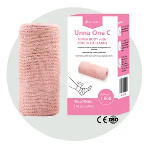 Flexible Compression Unna Boot Compression Bandages with Zinc and Calamine Lymphedema
