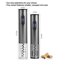 Coffret Cadeau Ouvre-Bouteille Électrique Moderne à Piles avec Coupe-Capsule, Aérateur, Verseur, Bouchon de Vin et Tire-Bouchon