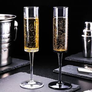 الجملة غير قابلة للكسر PC البلاستيك زجاجات الشمبانيا المربعة الاكريليك مزامير الشمبانيا نظارات أكواب بلاستيكية كأس النبيذ الزجاج - Product Image 2