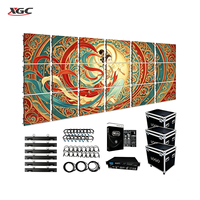 Panneau mural vidéo LED d'intérieur à taux de rafraîchissement élevé, grand écran pour centre commercial, salle de formation, salle de réception de mariage