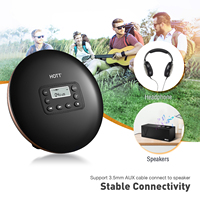 Mini lecteur CD/MP3 USB portable, avec batterie Rechargeable de 1000mAh, connexion Bt