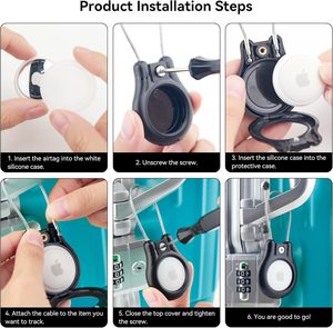 핫셀 안티로스트 PC 보안 잠금 충격 방지 스마트 트래커 보호 케이스 애플 에어태그 트래커 홀더 - Product Image 3