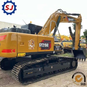 Excavatrice sur chenilles d'occasion SANY SY215C SY75C SY95C, 21 tonnes, capacité de godet 1,1 m³, engin de terrassement pour chantier de construction - Product Image 6