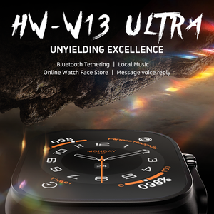 Reloj Inteligente DF EDS HW-W13 ULTRA AMOLED con Pantalla Grande, Alerta de Horarios de Oración para Musulmanes, Llamadas Independientes 4G - Product Image 1