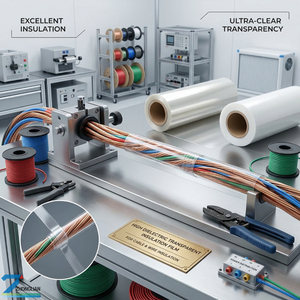 Pellicola Base per Cavi 50μm, Trasparente, BOPET, per Strato Isolante di Cavi Utilizzati per Comunicazione/Alimentazione - Product Image 3