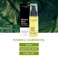 Sérum de croissance des cheveux à l'huile de ricin à la biotine naturelle de marque privée produits à base d'huile de soin capillaire bio anti-chute pour femmes noires
