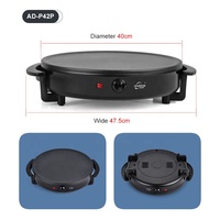 Crêpière électrique antiadhésive Andong de 28,5 cm/34 cm/40 cm de diamètre, machine à crêpes pour la maison