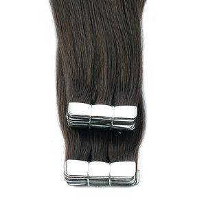 Extensiones de Cabello Humano con Cinta Adhesiva Invisible, Precio de Fábrica al por Mayor, Extensiones de Cabello Natural Liso 100% Remy - Product Image 2