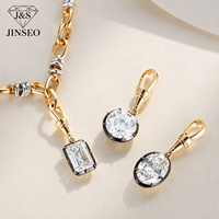 Diamantes Cultivados en Laboratorio JINSEO, Múltiples Estilos, Color D-F Personalizado, Certificados por IGI, Corte Cuadrado Brillante, para Proyectos de Joyería