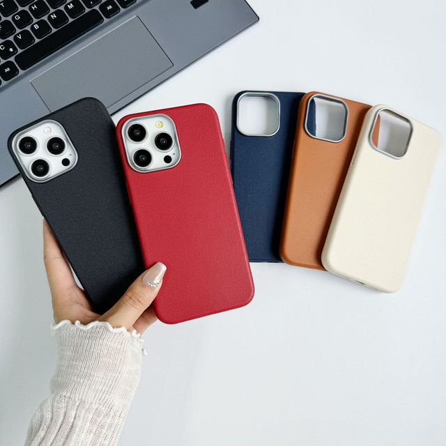 Haohuaxin Business Style Leather Shockproof TPU Soft Mobile Cover Protective Cellphone Case Phone Case for iPhone 16 15 Pro Max
