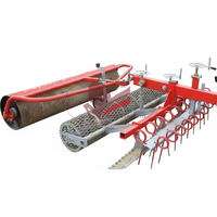 Niveleur d'arène pour chevaux d'origine de 2.2m, niveleur d'arène de dressage compatible avec VTT avec tringlerie à 3 points, machinerie agricole