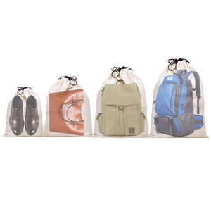 Sac à dos de sport unisexe personnalisé, promotionnel, en toile de coton durable et imperméable, avec cordon de serrage, idéal pour la mode, vente en gros à prix abordable, avec logo - Product Image 2