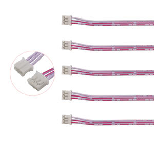 Longueur 20CM 26AWG PH 2.0 pas 2.0mm 5 broches femelle à femelle <span class=keywords><strong>Jack</strong></span> <span class=keywords><strong>Double</strong></span> tête bornes câble connecteur de fil - Product Image 1