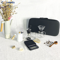 Ensemble cadeau de voyage pour café de style saoudien, boîte cadeau, moulin à café, pot, bouilloire, kit de préparation du café à la main, cafetière à verser
