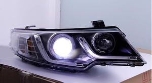 Faros Delanteros Upsztec para KIA Forte 2009-2013, Luces Diurnas DRL, Bombilla LED Bi Xenón <span class=keywords><strong>Hella</strong></span>, Luces <span class=keywords><strong>Antiniebla</strong></span>, Accesorio para Automóvil, Lámpara Delantera - Product Image 4