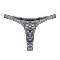 Slips Courts Hommes Basse Hauteur “Midnight Fashion Fun” en Similicuir Verni avec Estampage à Chaud, Culottes et Strings avec Logo Imprimé Numériquement