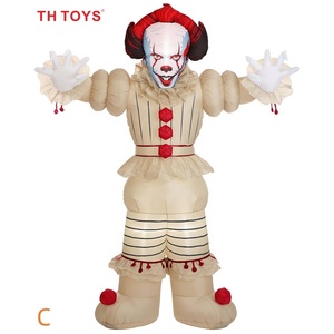 Clown gonflable de 5 m de haut avec éclairage, modèle de clown gonflable de <span class=keywords><strong>cirque</strong></span> personnalisé pour Halloween - Product Image 5
