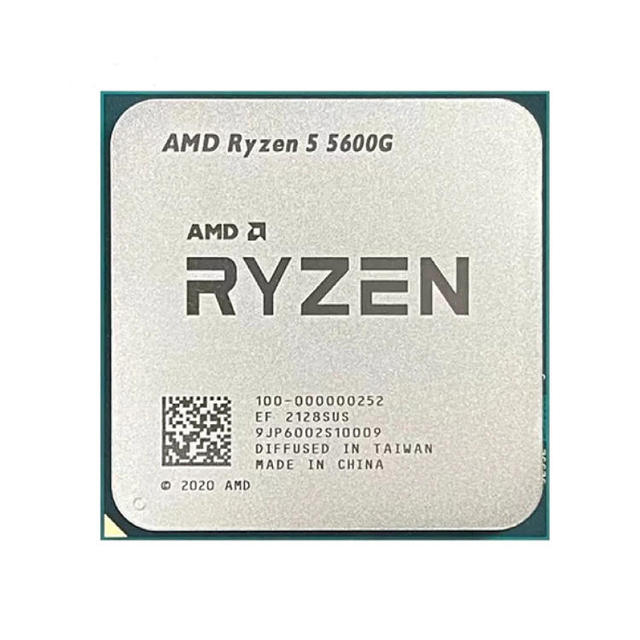 AMD R5 5600G 3.9 GHz up to 4.4GHz Six-Core 12-Thread CPU Processor R5 32MB Socket AM4 New TRAY R5 AMD CPU