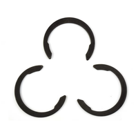 Custom Carbon Steel Grade 8.8 A235 Black Oxide Lock Washer External Retaining Ring Type C Circlip