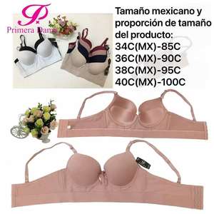 Alta Calidad Bras De Sujetador Con Copa 'C' Banda Ancha Push De Varilla De Acero Tirantes Ajustables Y Broche Ancho En Variedad - Product Image 4