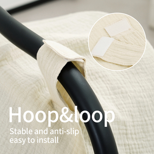 Copertura Leggera per Seggiolino Auto e <span class=keywords><strong>Passeggino</strong></span> in Cotone 100% Mussola Crepe Ecologica con Protezione dalle Radiazioni - Product Image 2