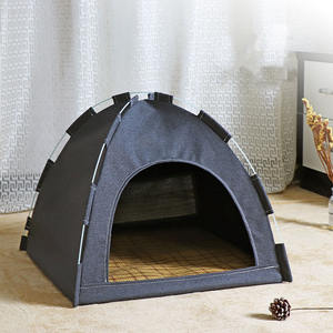 Tienda de campaña universal para mascotas Four Seasons-Almohadilla de refrigeración para perros y gatos, refugio plegable transpirable para gatos al aire libre - Product Image 3