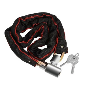 Candado de <span class=keywords><strong>Cadena</strong></span> <span class=keywords><strong>para</strong></span> <span class=keywords><strong>Bicicleta</strong></span> de Aluminio <span class=keywords><strong>Seguro</strong></span> y Reforzado, Antirrobo <span class=keywords><strong>para</strong></span> Exteriores - Product Image 1