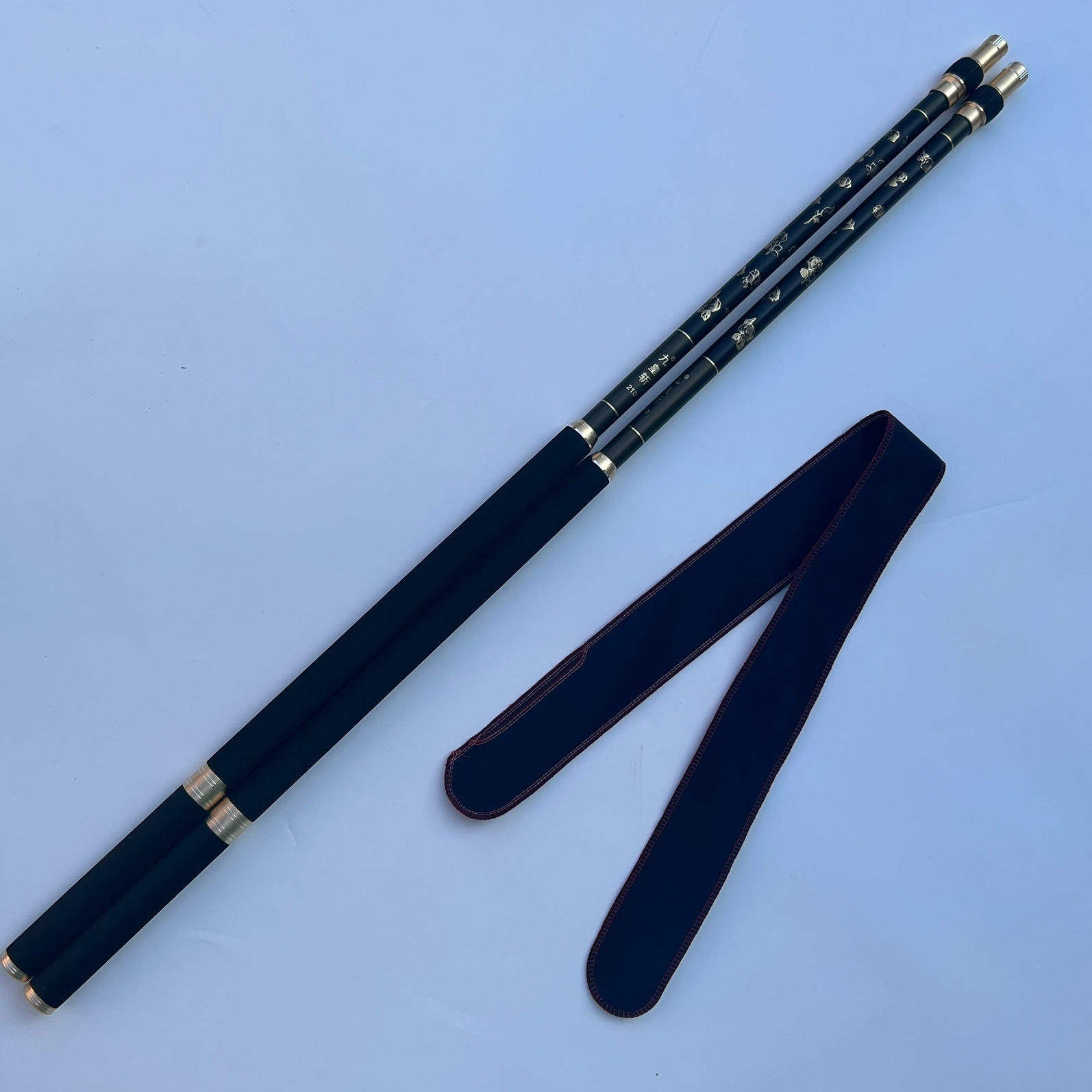 เสาตาข่ายบินสีดำและทอง ขนาด 2.1 เมตร รุ่นใหม่