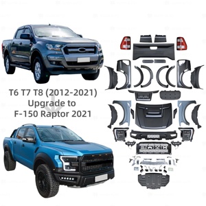 ชุดตัวถังรถยนต์สำหรับ <span class=keywords><strong>Ford</strong></span> <span class=keywords><strong>Ranger</strong></span> T7 T6 T8อุปกรณ์เสริม2012-2021อัพเกรดเป็น<span class=keywords><strong>2022</strong></span>แรปเตอร์ F150พร้อมกันชนกระจังหน้า - Product Image 1