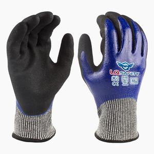 LQS nước bằng chứng hoàn toàn đôi tráng Nitrile Cát A4 cắt <span class=keywords><strong>D</strong></span> tay bảo vệ chống cắt găng tay cho <span class=keywords><strong>d</strong></span>ầu và khai thác <span class=keywords><strong>m</strong></span>ỏ - Product Image 1