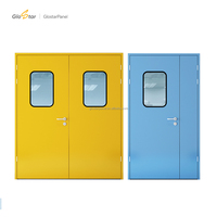 Portes de salle blanche médicales en acier inoxydable Glostar, norme GMP, 40 mm, 50 mm, à ouverture battante, pour l'industrie pharmaceutique, 1,2 mm, 1,5 mm, en vente
