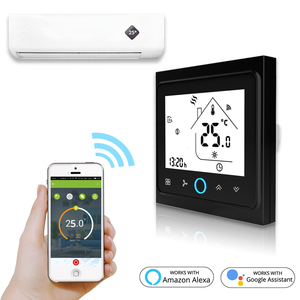 AC 220V DC 12V Tuya Smartlife deux/quatre tuyaux ventilateur bobine chambre Valve Wifi Thermostat climatiseur contrôleur - Product Image 3