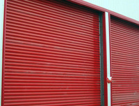 Portes roulantes d'atelier industriel à usage intensif Design moderne Prévention des incendies Volets roulants coupe-feu Surface finie